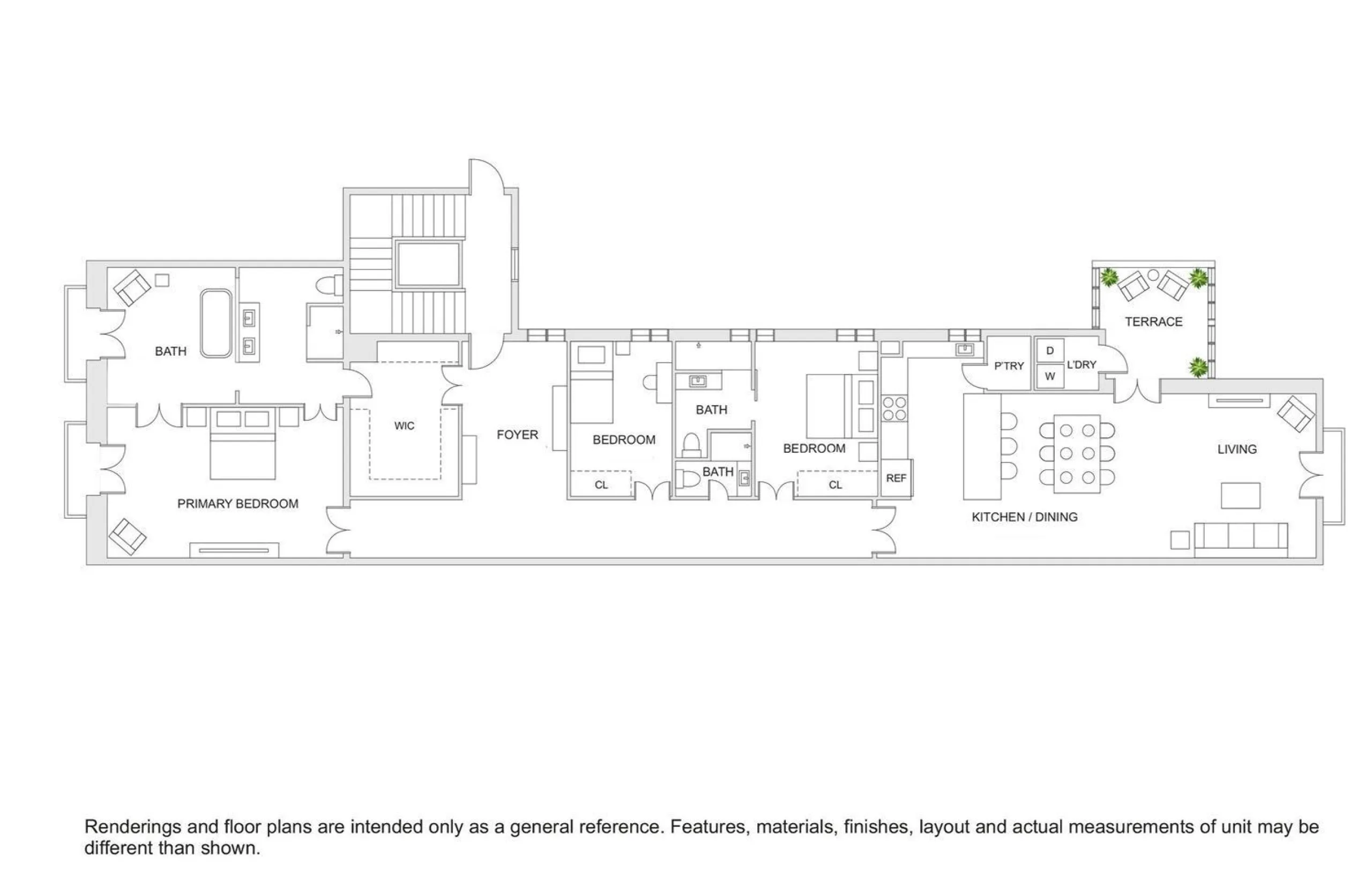 Renovated apartment with gallery and high ceilings near Arc de Triomf, Barcelona