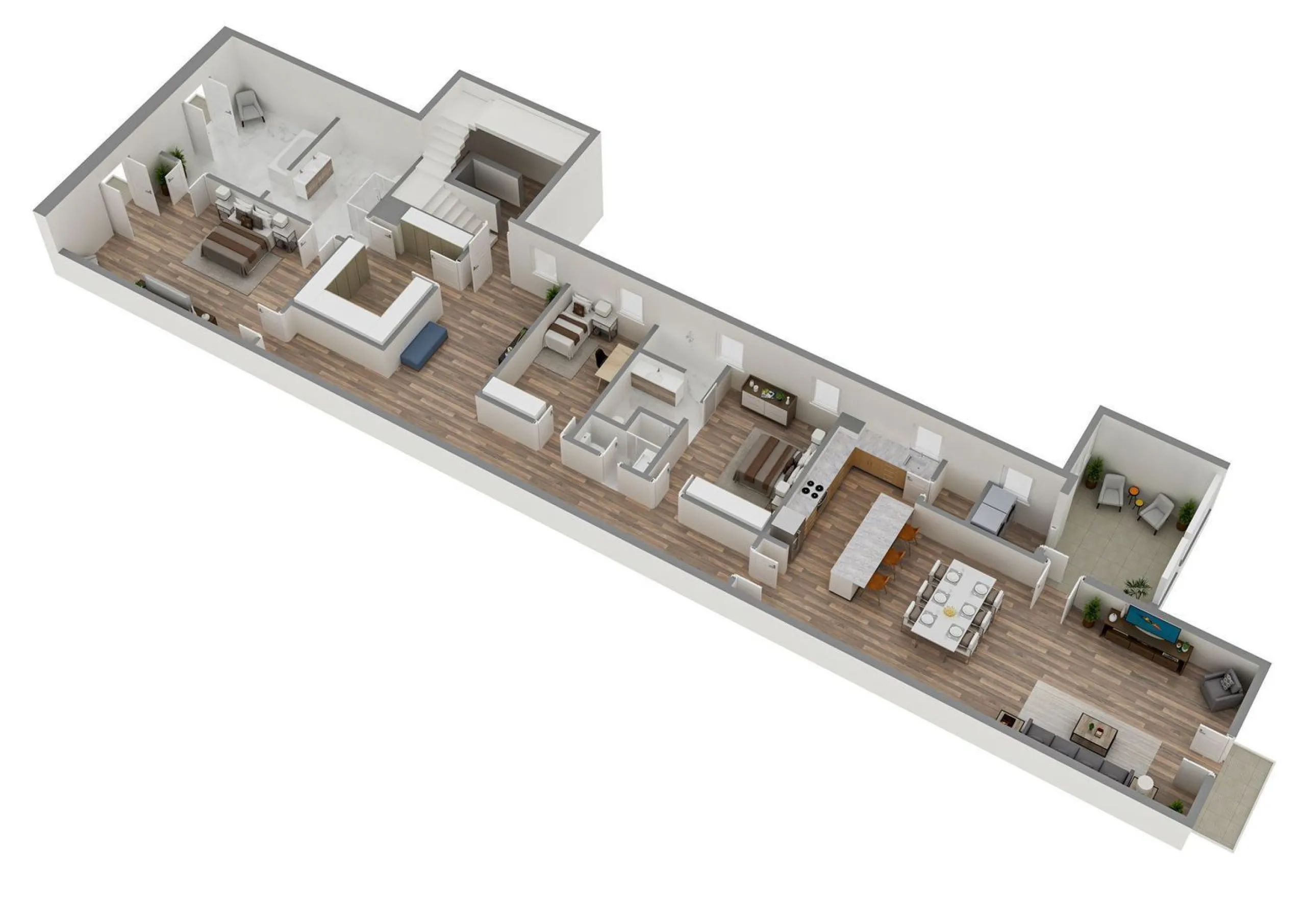 Renovated apartment with gallery and high ceilings near Arc de Triomf, Barcelona