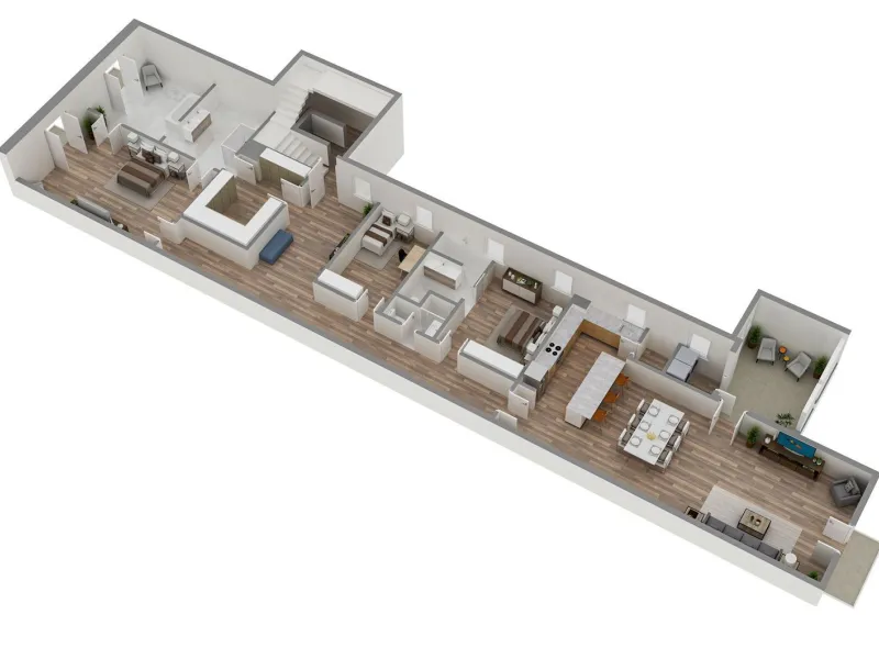 Renovated apartment with gallery and high ceilings near Arc de Triomf, Barcelona