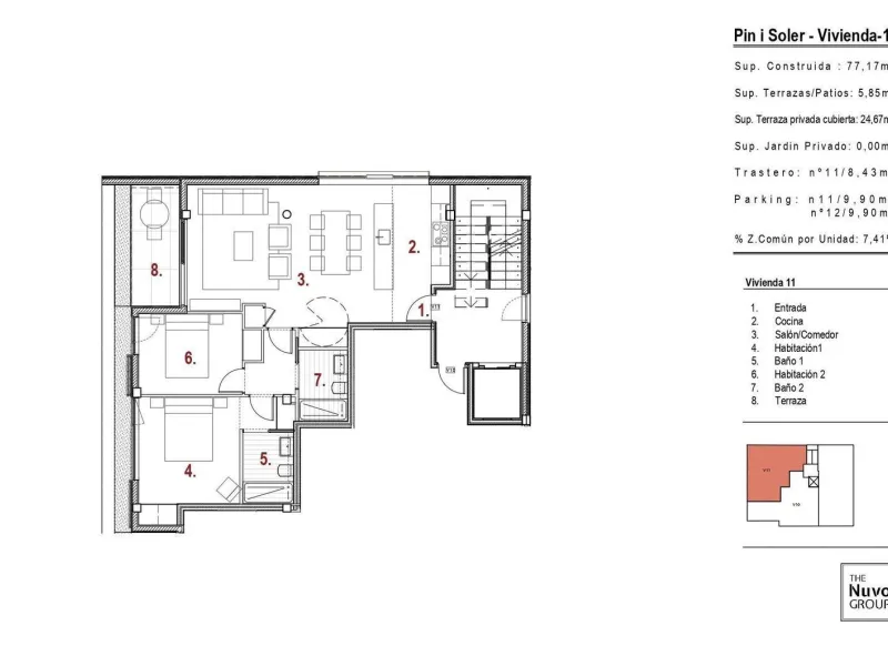 New-Build Penthouse with Private Terrace in Bellaterra, Barcelona