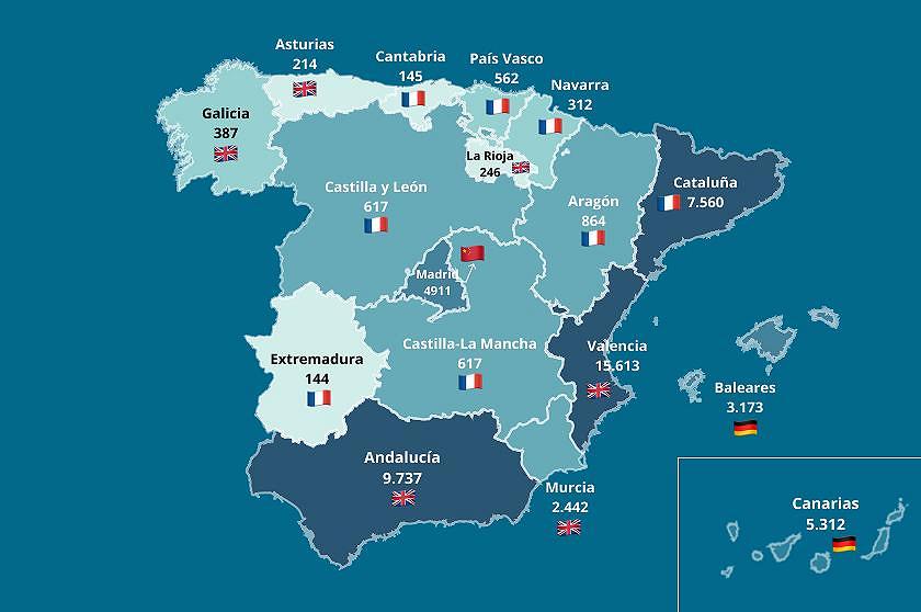 Where Foreigners Buy Property in Spain