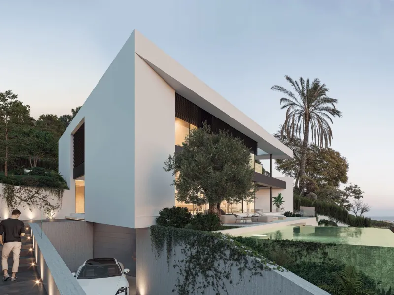 Luxury Villa Under Construction in Premia de Dalt, Barcelona