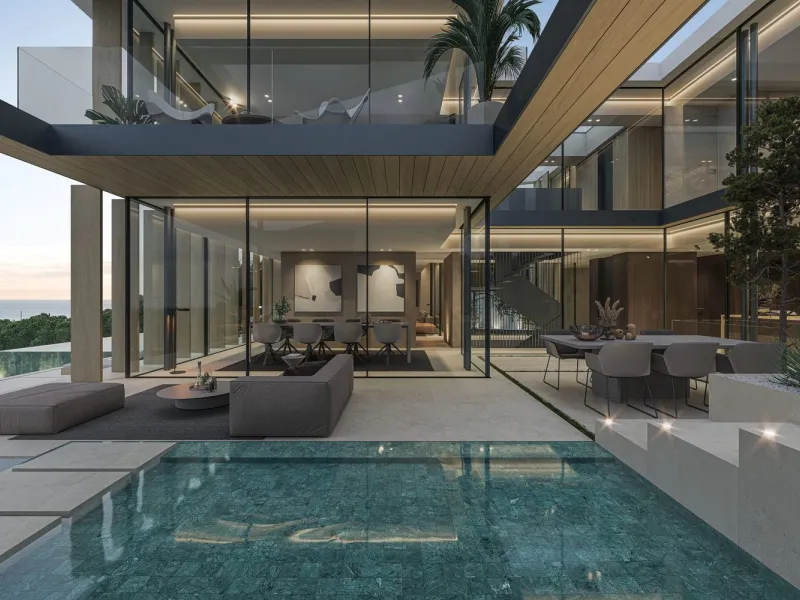 Luxury Villa Under Construction in Premia de Dalt, Barcelona
