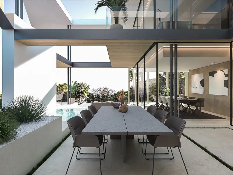 Luxury Villa Under Construction in Premia de Dalt, Barcelona