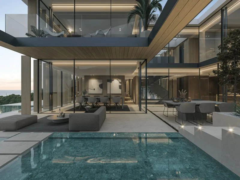 Luxury Villa Under Construction in Premia de Dalt, Barcelona