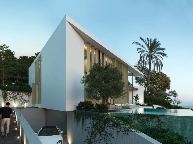 Luxury Villa Under Construction in Premia de Dalt, Barcelona