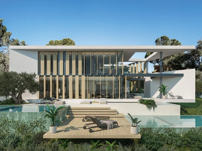 Luxury Villa Under Construction in Premia de Dalt, Barcelona