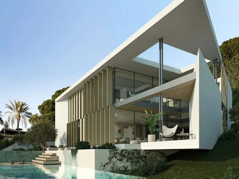 Luxury Villa Under Construction in Premia de Dalt, Barcelona