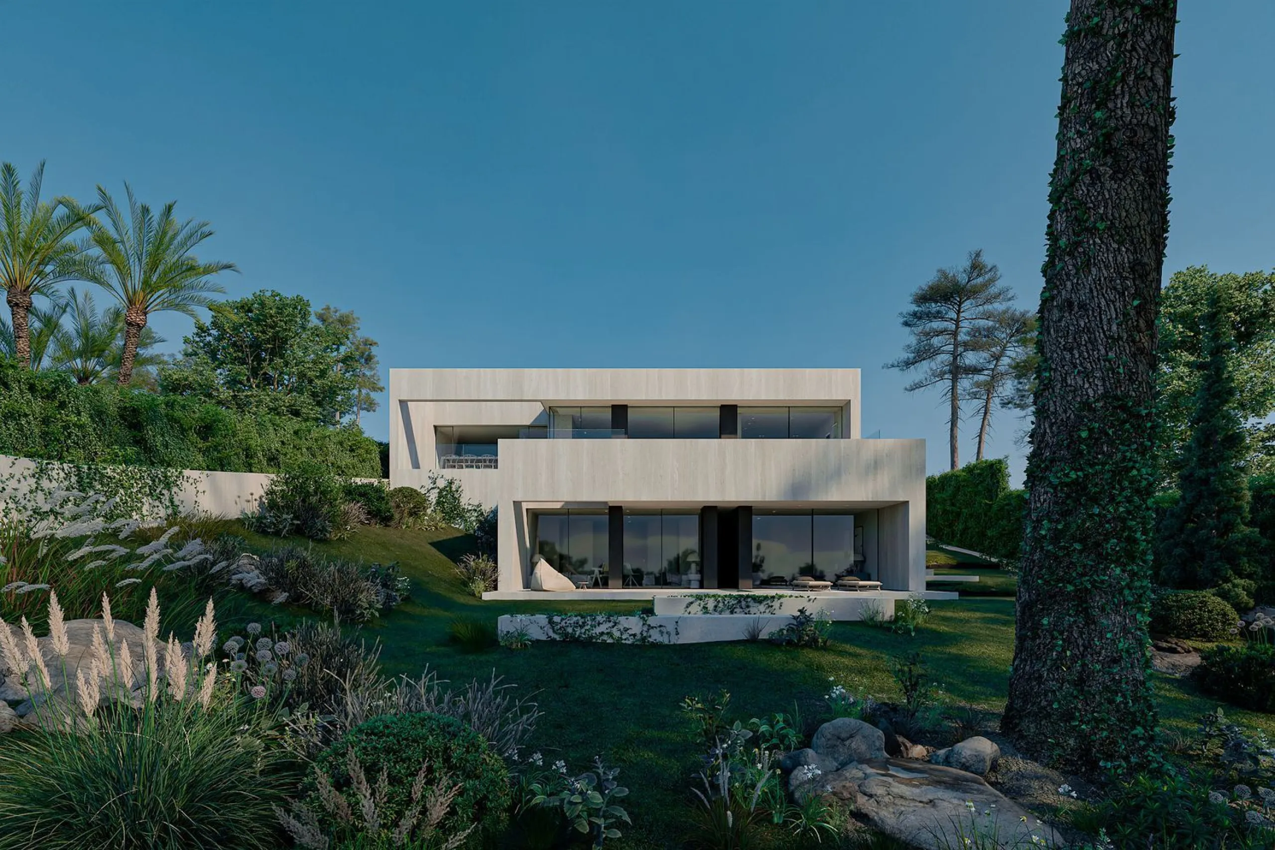 Contemporary Villa with Sea Views in Teià, Barcelona