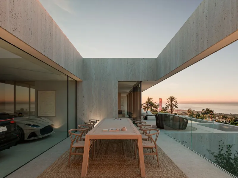 Contemporary Villa with Sea Views in Teià, Barcelona
